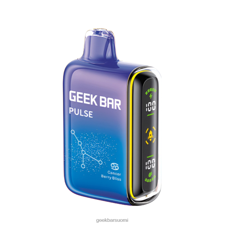 Geek Bar Cigarettes | Geek Bar Pulse 15k kertakäyttöinen vape VH04J47 syöpä marja autuus