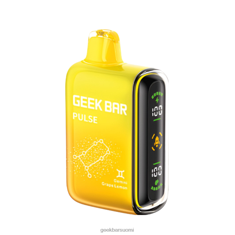 Geek Bar EU | Geek Bar Pulse 15k kertakäyttöinen vape VH04J50 gemini rypäleen sitruuna