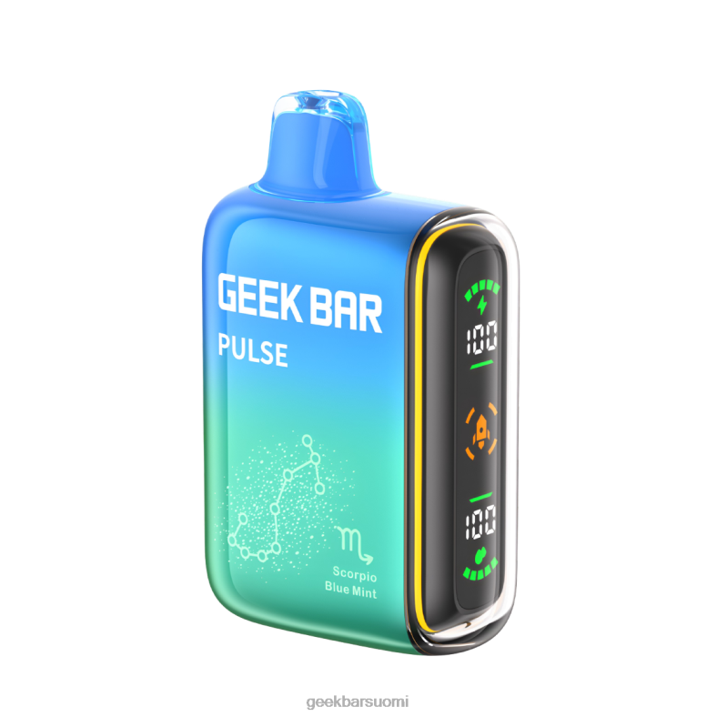 Geek Bar EU | Geek Bar Pulse 15k kertakäyttöinen vape VH04J60 skorpioninsininen minttu