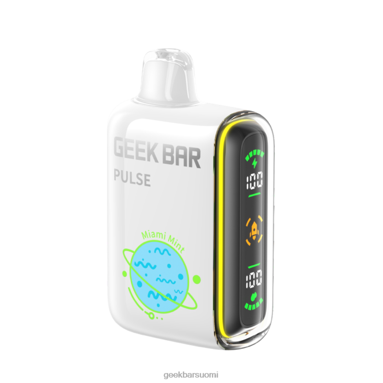 Geek Bar Flavors | Geek Bar Pulse 15k kertakäyttöinen vape VH04J56 miami minttu