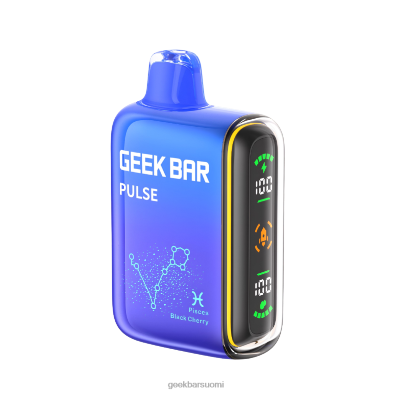 Geek Bar Vape Price | Geek Bar Pulse 15k kertakäyttöinen vape VH04J58 kalat musta kirsikka