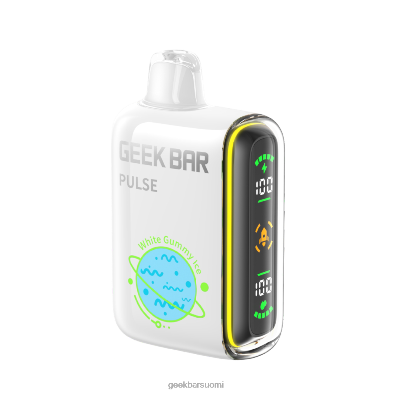 Geek Bar Vape Price | Geek Bar Pulse 15k kertakäyttöinen vape VH04J68 valkoinen kuminen jää